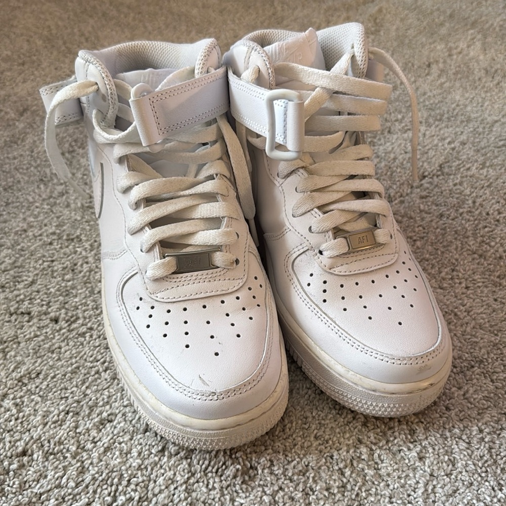 Nike Air Force 1 Mid '07 Triple White Women's 6.5 (Style DD9625-100)